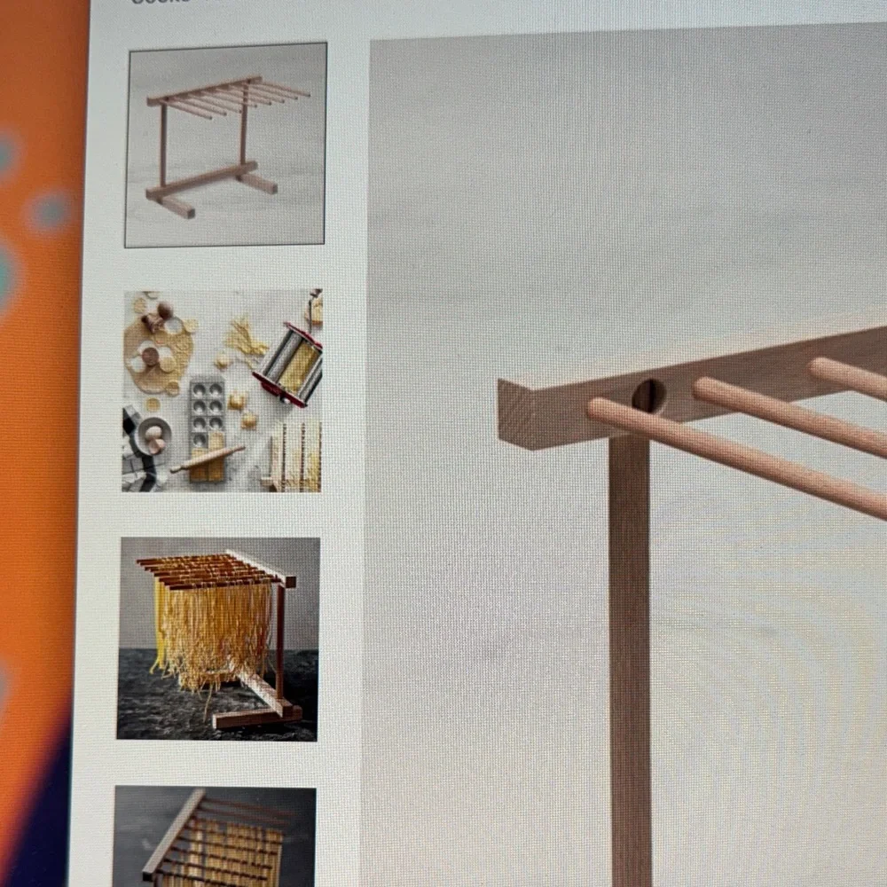 Williams Sonoma Wooden Pasta Drying Rack